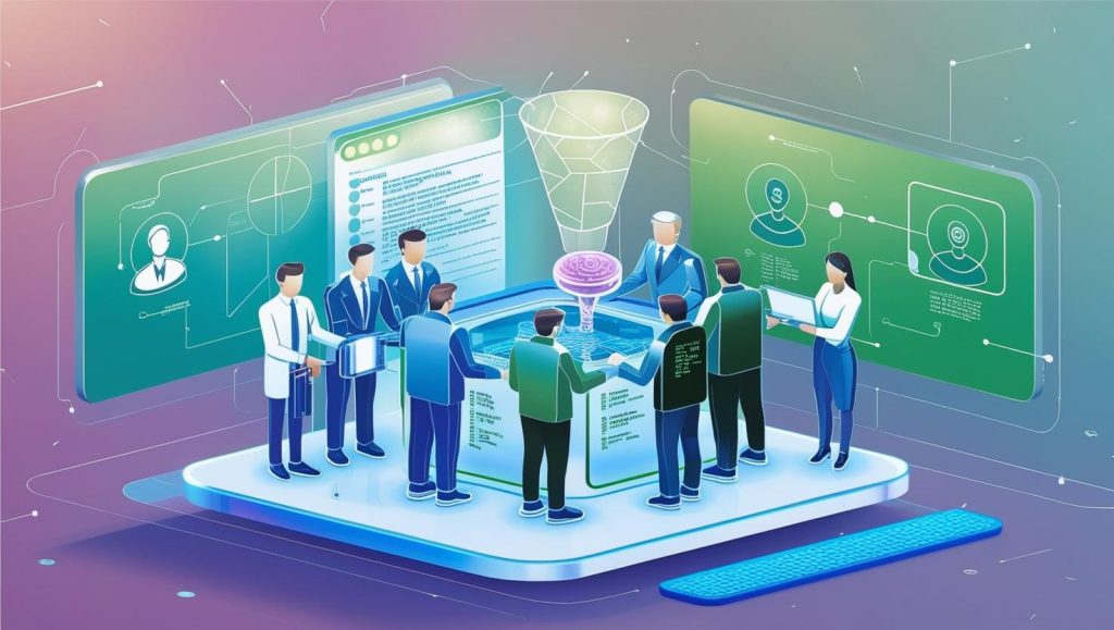 IT Team working on AI