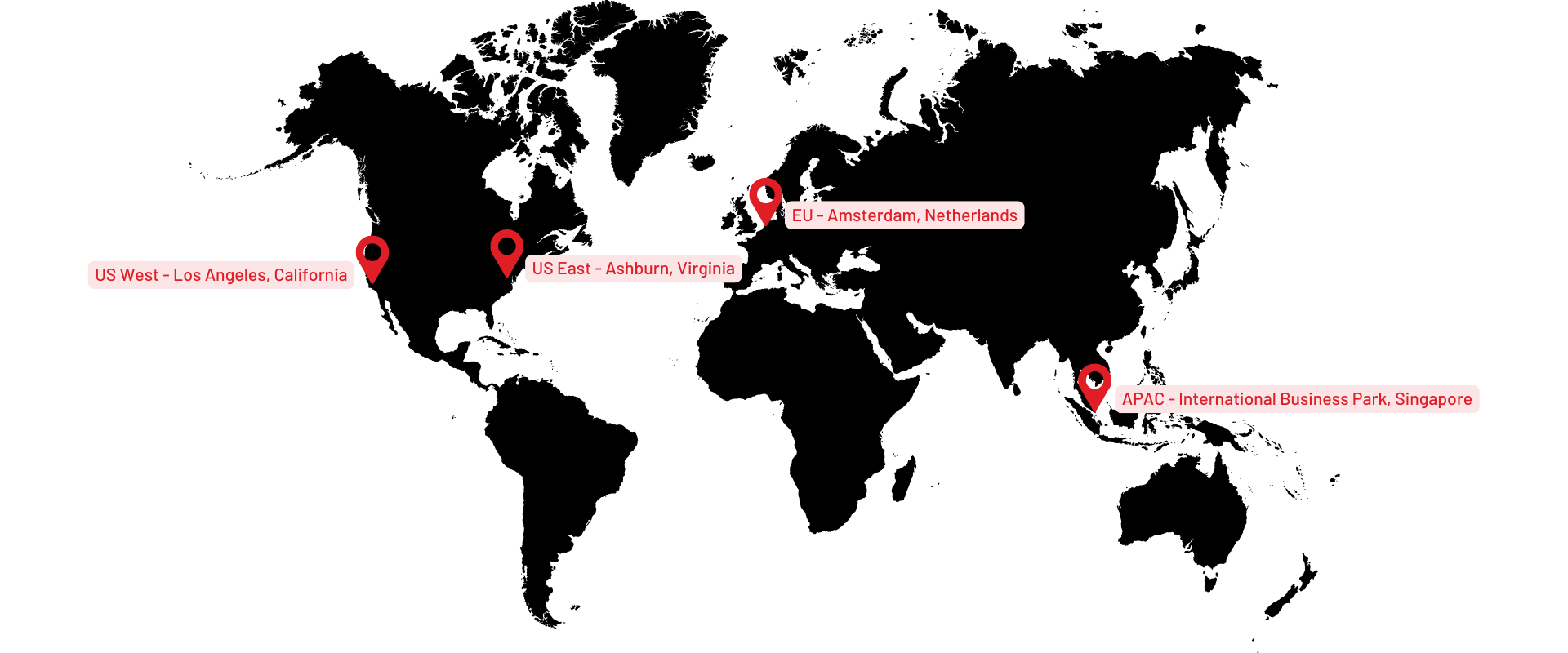 OpenMetal Data Center Locations